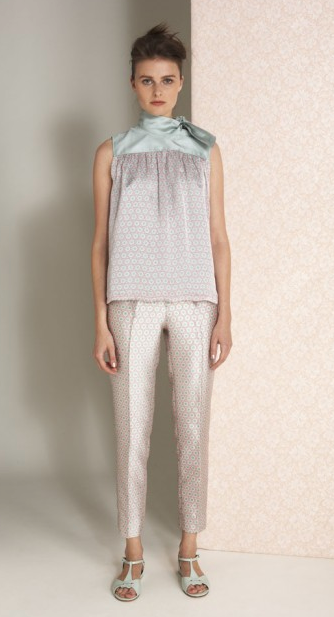Raoul silk trousers and top 